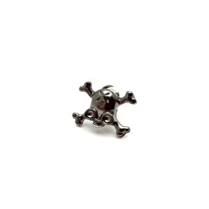 Single Skull & Crossbones Stud Jewelry